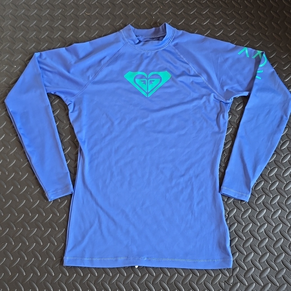 Roxy Whole Hearted Long Sleeve Rashguard Violet- L